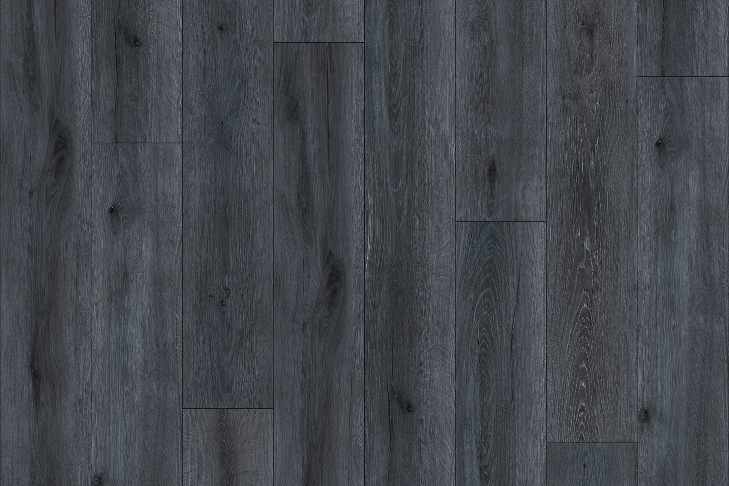 Graphite Grey SPC Click Vinyl Flooring 122X18.1 CM Waterproof Rigid Core Wood Effect Flooring with Built-in Underlay