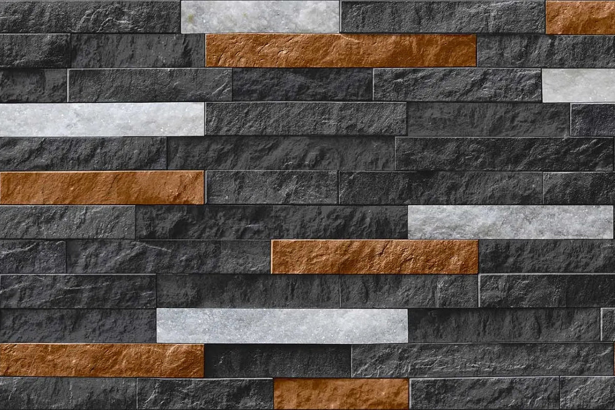 Splitline Graphite 30x60 CM Feature Wall Tiles