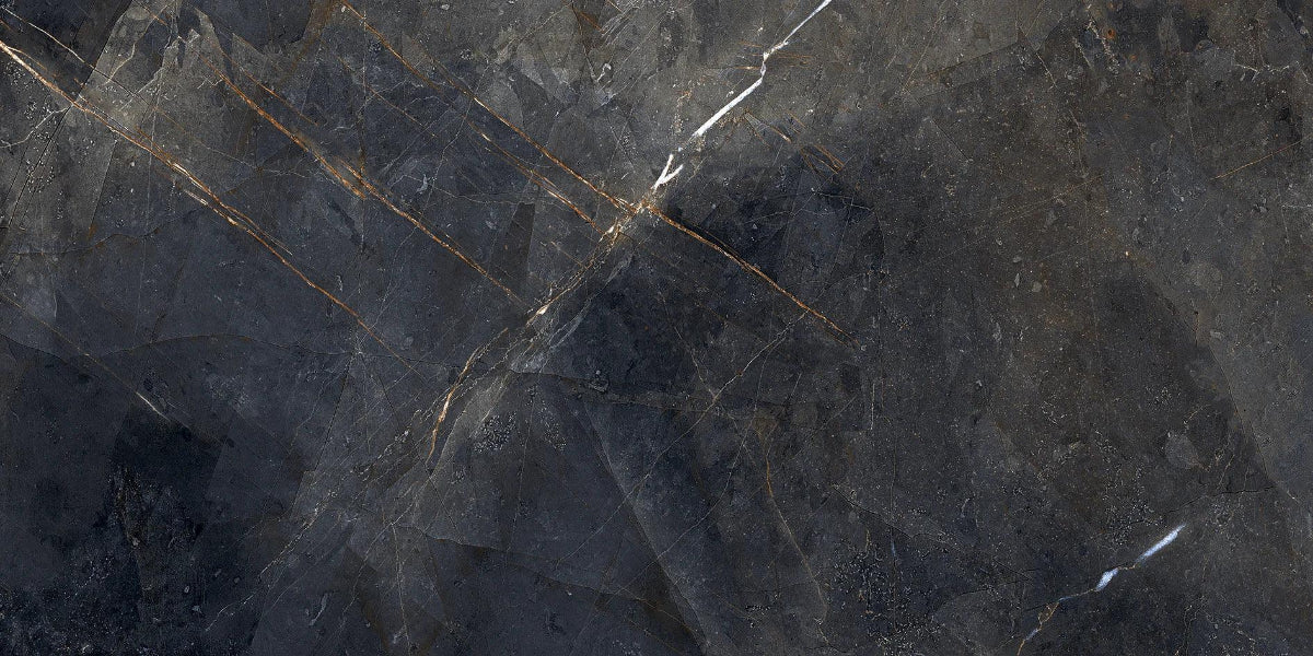 MIDNIGHT BLACK 60X120 CM HIGHGLOSS - Surfaces Tiles