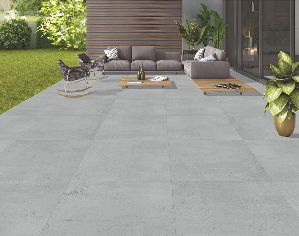 Vulcan Grey 60x90 cm Outdoor Porcelain Floor Tiles