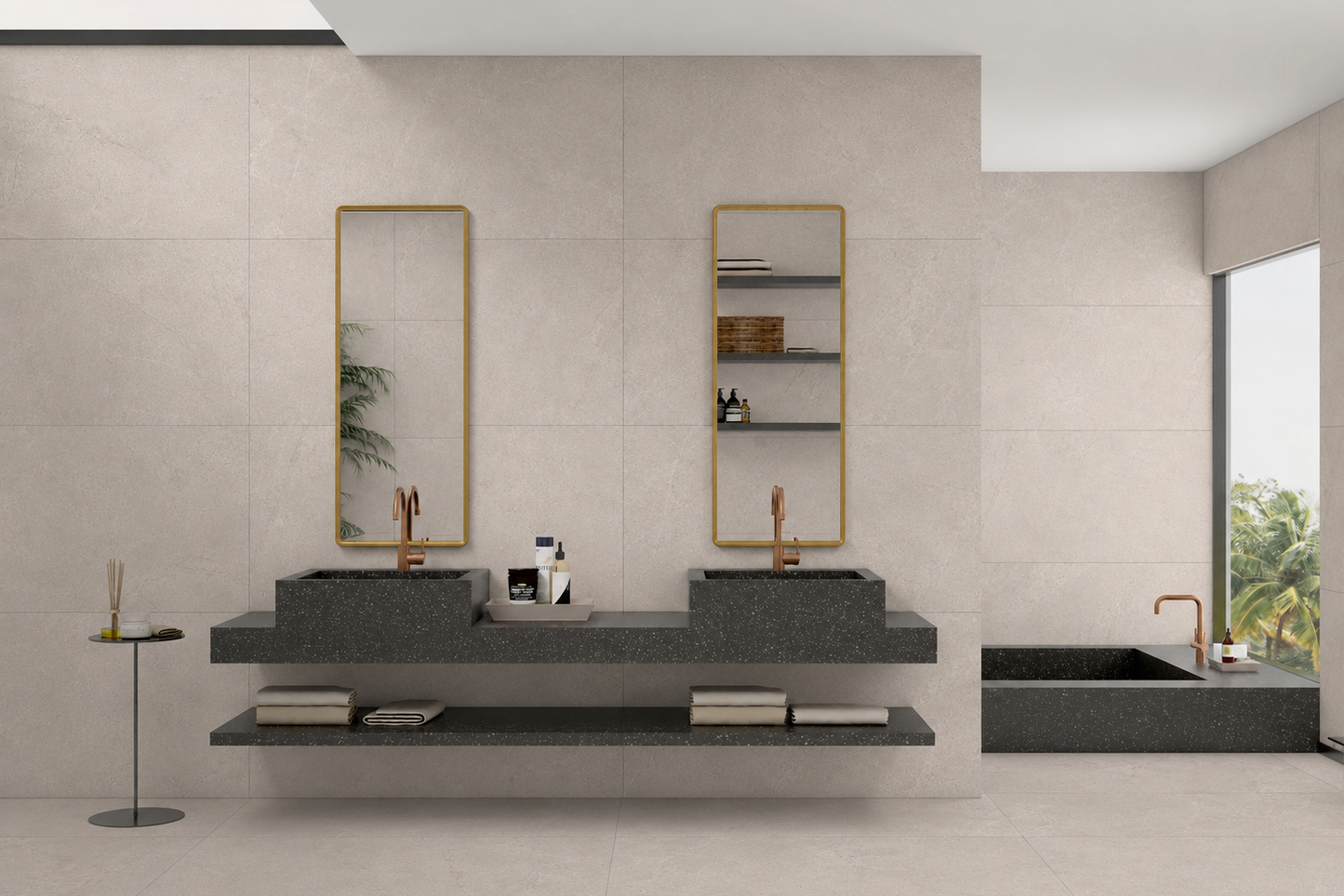 Render Pearl 60x120 cm Matt Porcelain Tiles