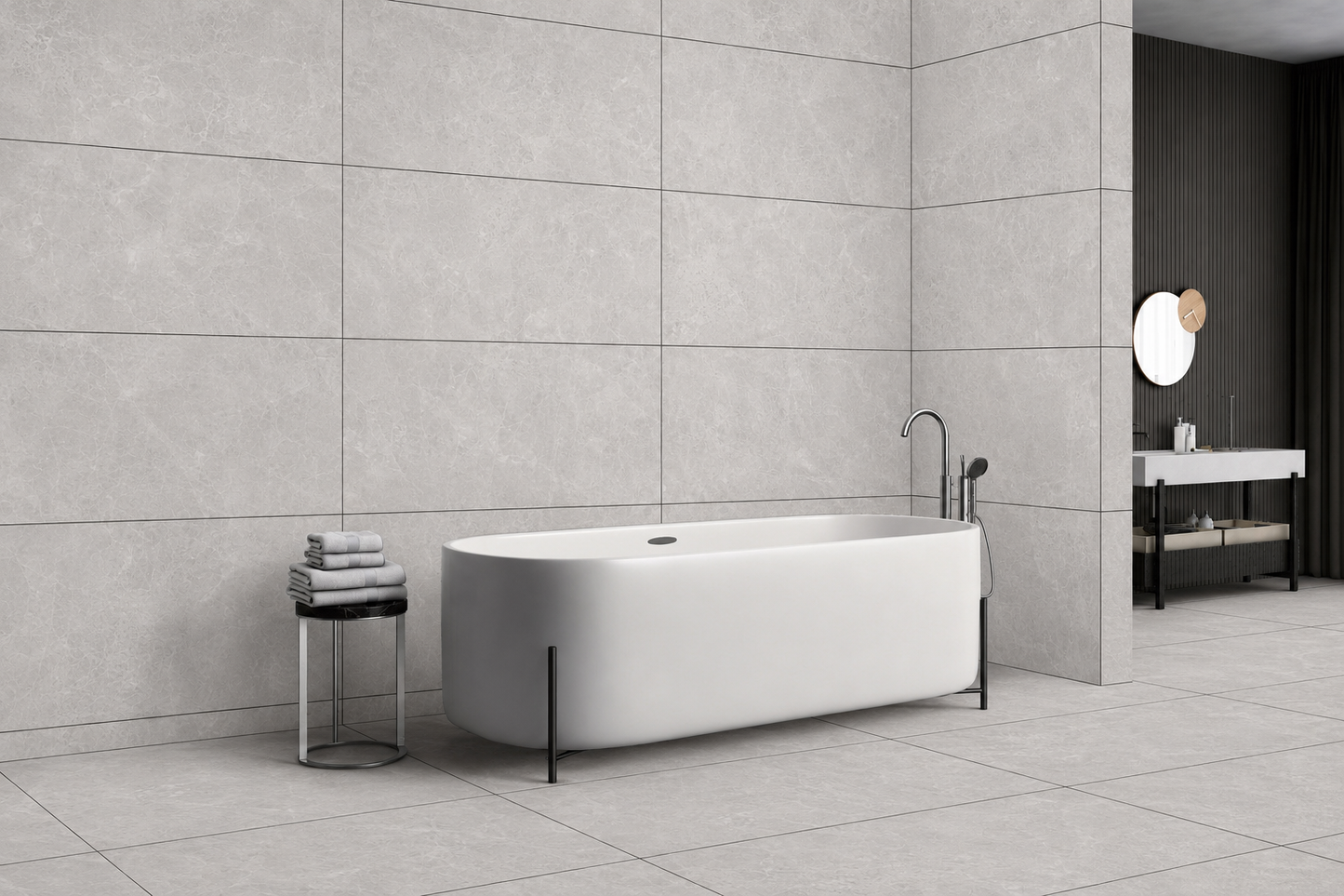 Misty Matte 60x120 CM Matt Porcelain Tiles