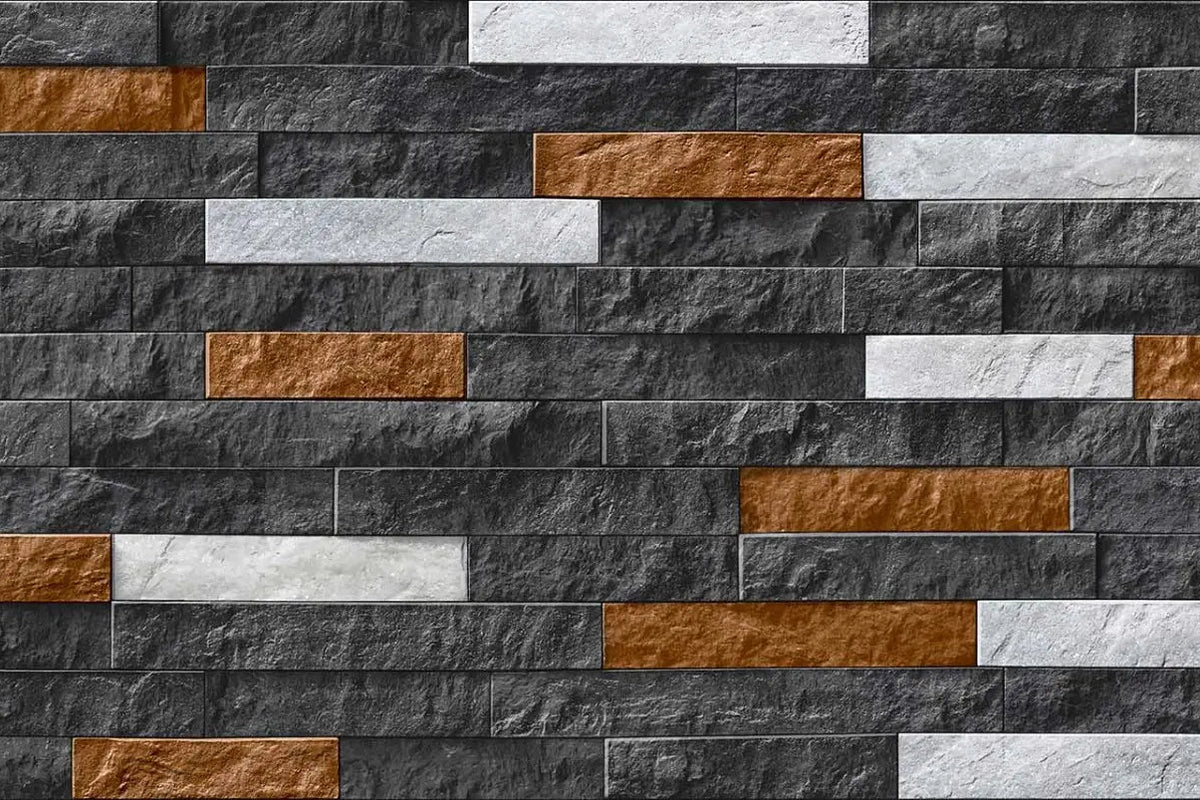 Splitline Graphite 30x60 CM Feature Wall Tiles