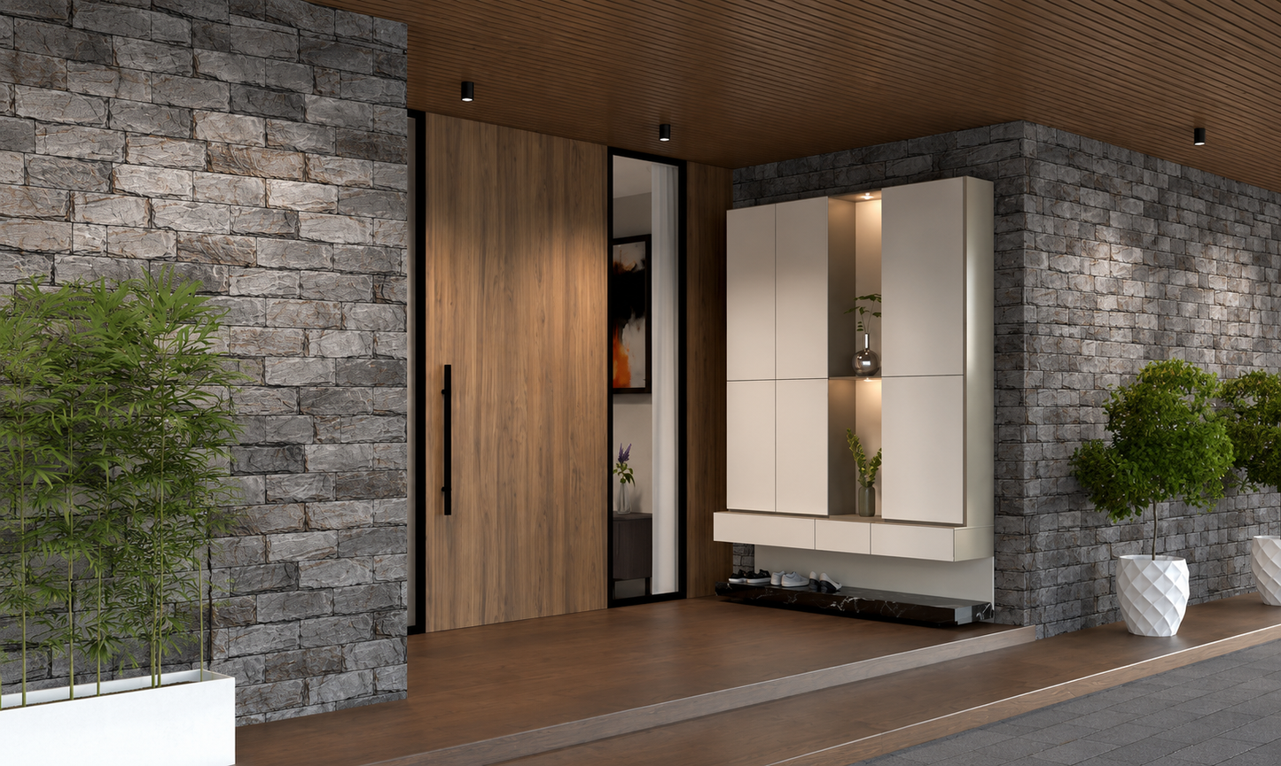 Mandala Dark Grey 30x60 cm  Feature Wall Tiles