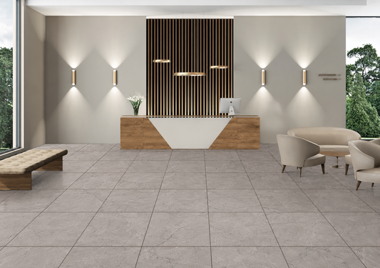 Vena Grey 60x60 cm Carving Matt Porcelain Tiles