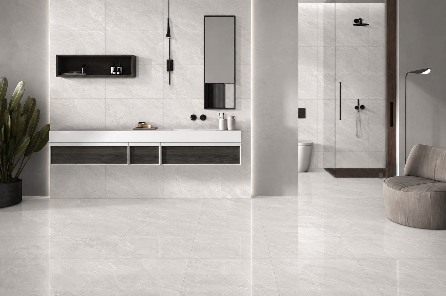 Mystic Bianco Endless 30x60 cm Polished Tiles