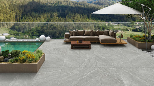 Sahara Grey 60x90cm (2cm) Outdoor Porcelain Tiles