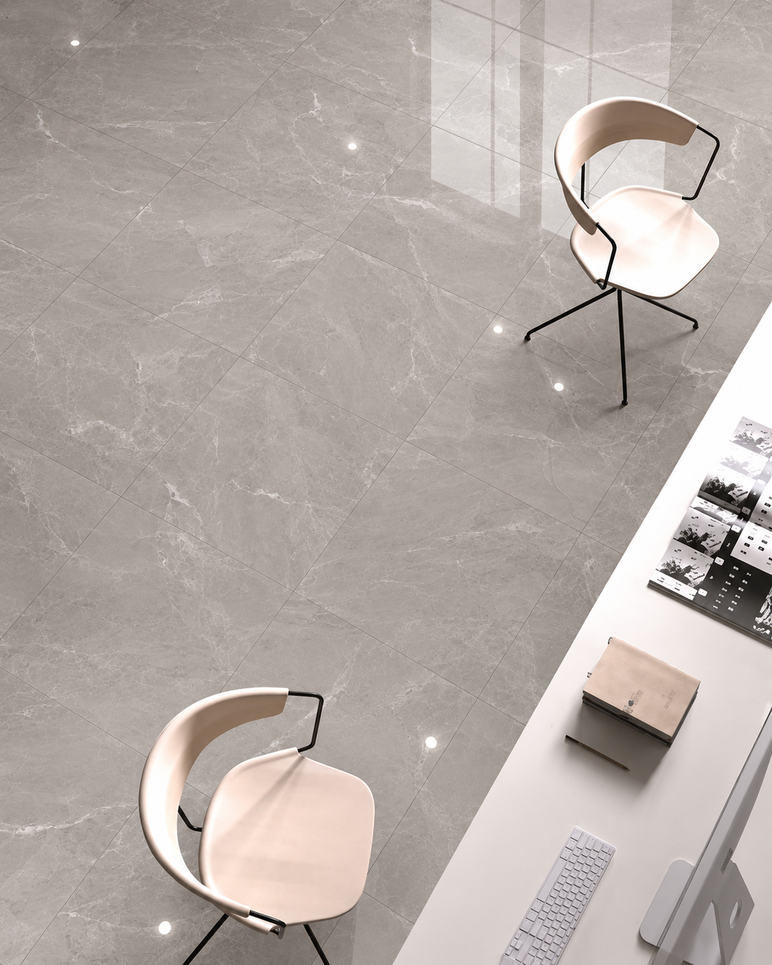 Mystic Griss Endless 60x60 cm Polished Porcelain Tiles